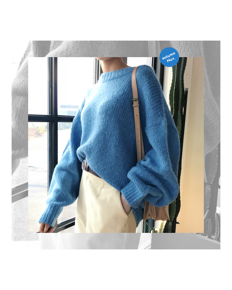 <font color=red><b>○雑誌掲載商品○</b></font>アルパカブレンドニット・全4色 | DHOLIC | 詳細画像2