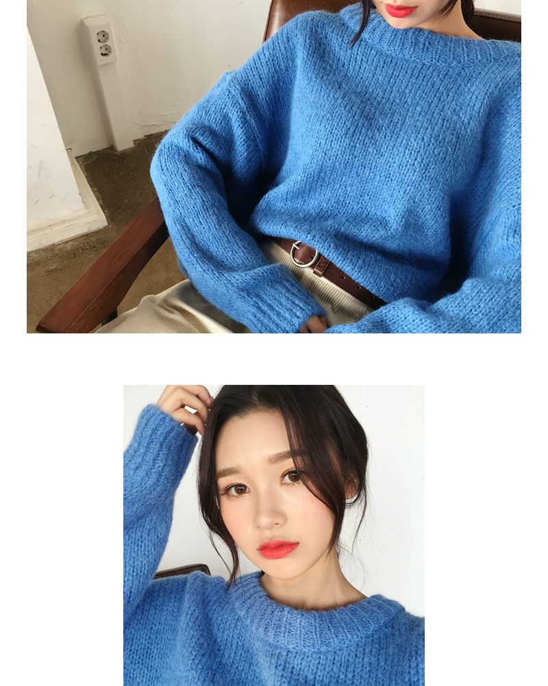 <font color=red><b>○雑誌掲載商品○</b></font>アルパカブレンドニット・全4色 | DHOLIC | 詳細画像4