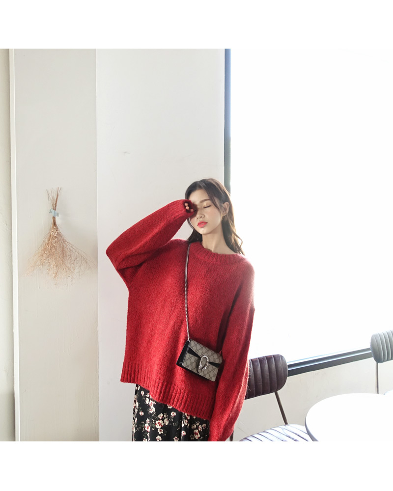 <font color=red><b>○雑誌掲載商品○</b></font>アルパカブレンドニット・全4色 | DHOLIC | 詳細画像12