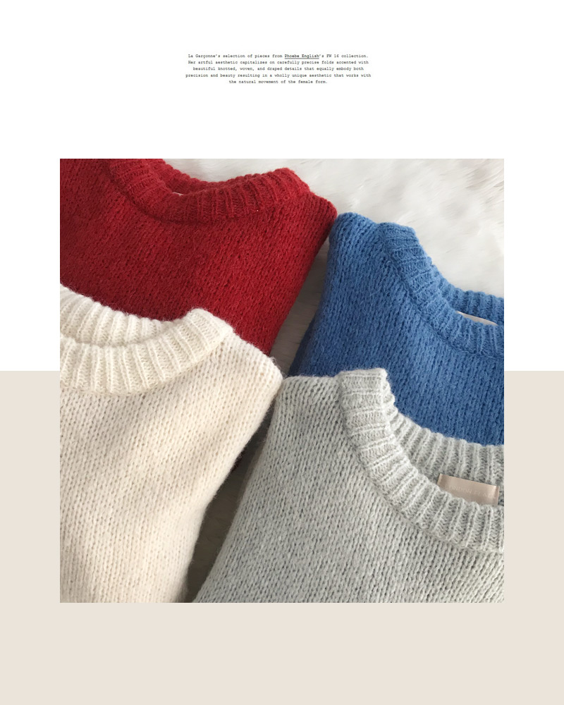 <font color=red><b>○雑誌掲載商品○</b></font>アルパカブレンドニット・全4色 | DHOLIC | 詳細画像13