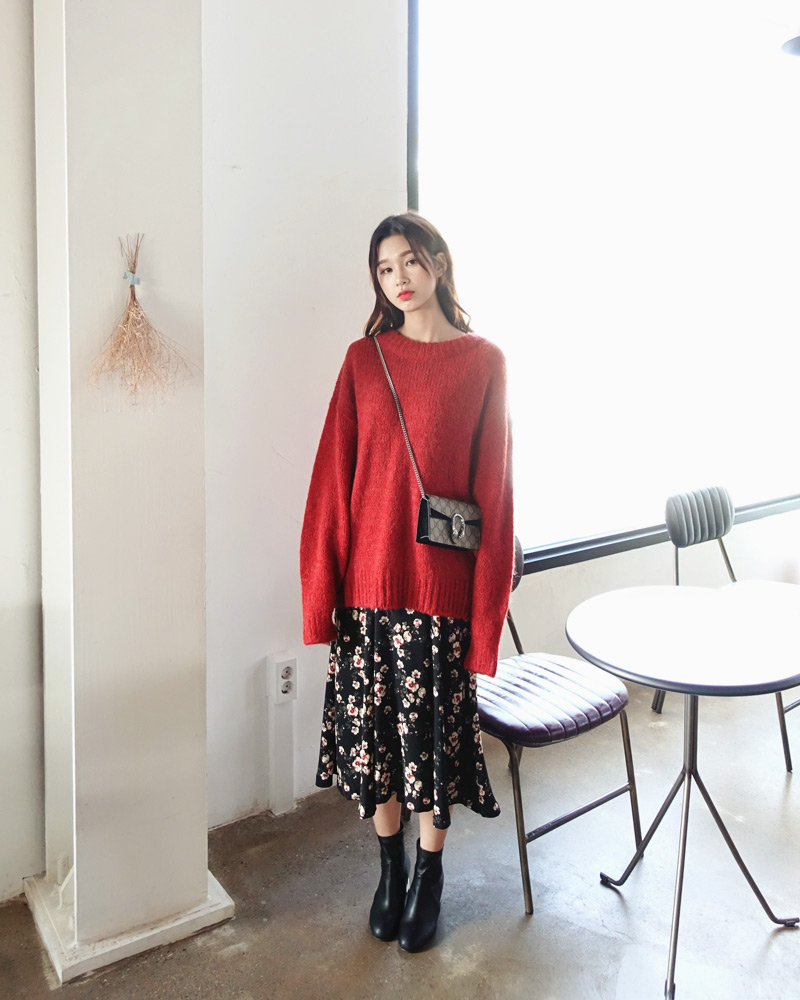 <font color=red><b>○雑誌掲載商品○</b></font>アルパカブレンドニット・全4色 | DHOLIC | 詳細画像14