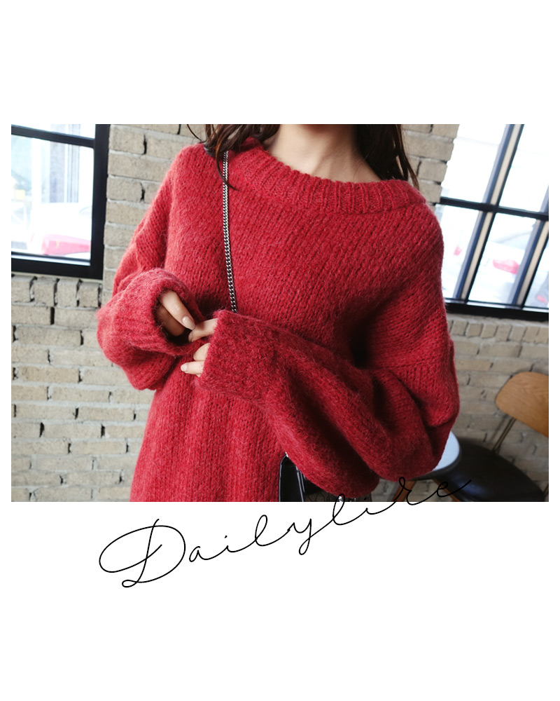 <font color=red><b>○雑誌掲載商品○</b></font>アルパカブレンドニット・全4色 | DHOLIC | 詳細画像17