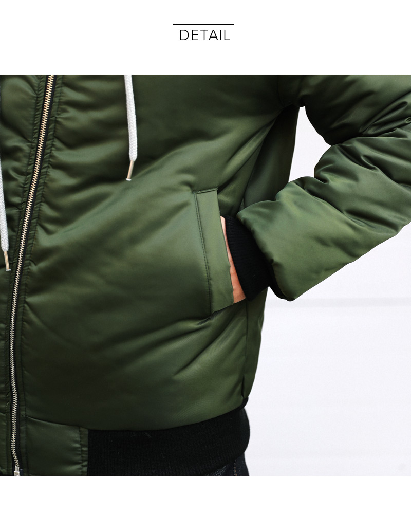 中綿フードMA-1ジャケット・全2色 | 詳細画像20