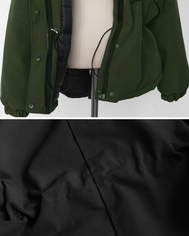 フードファーストリング中綿ジャケット・全2色 | DHOLIC | 詳細画像37