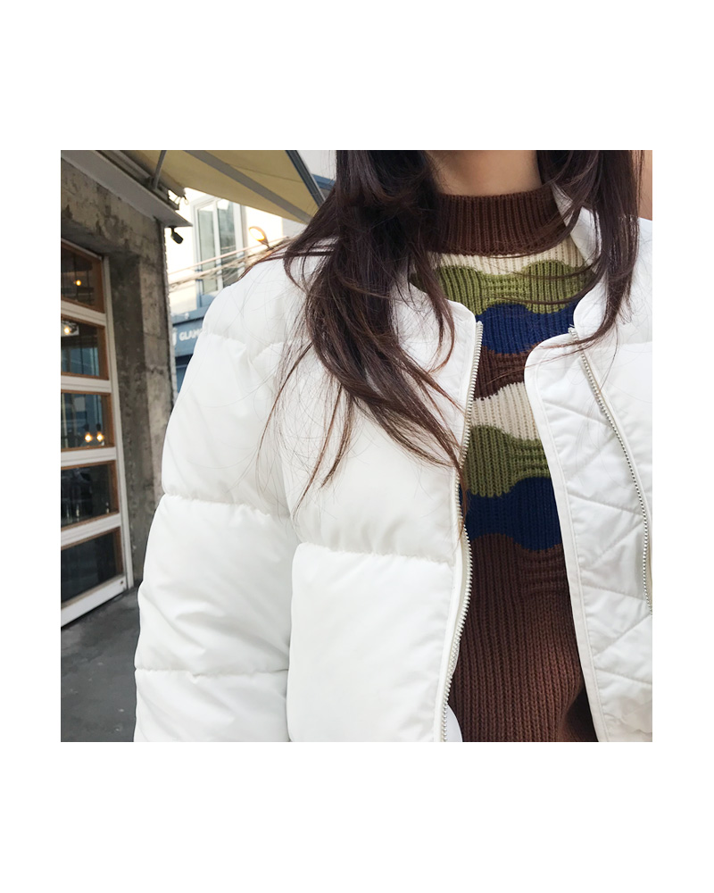 中綿ジップアップショートジャケット・全3色 | DHOLIC | 詳細画像25