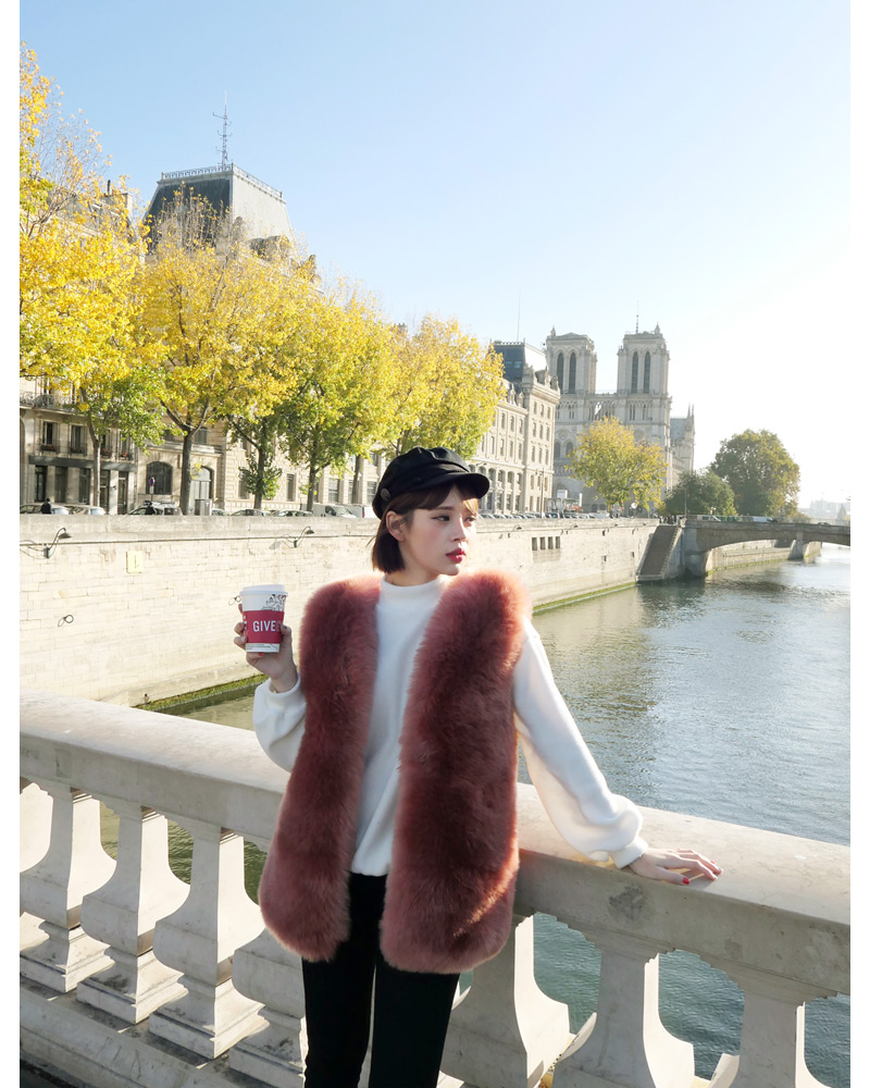 ♥Love in PARIS♥起毛ハーフネックプルオーバー・全4色 | DHOLIC | 詳細画像6