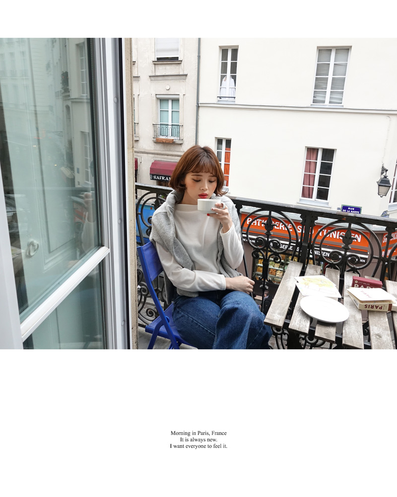 ♥Love in PARIS♥ボートネックTシャツ・全5色 | DHOLIC | 詳細画像17