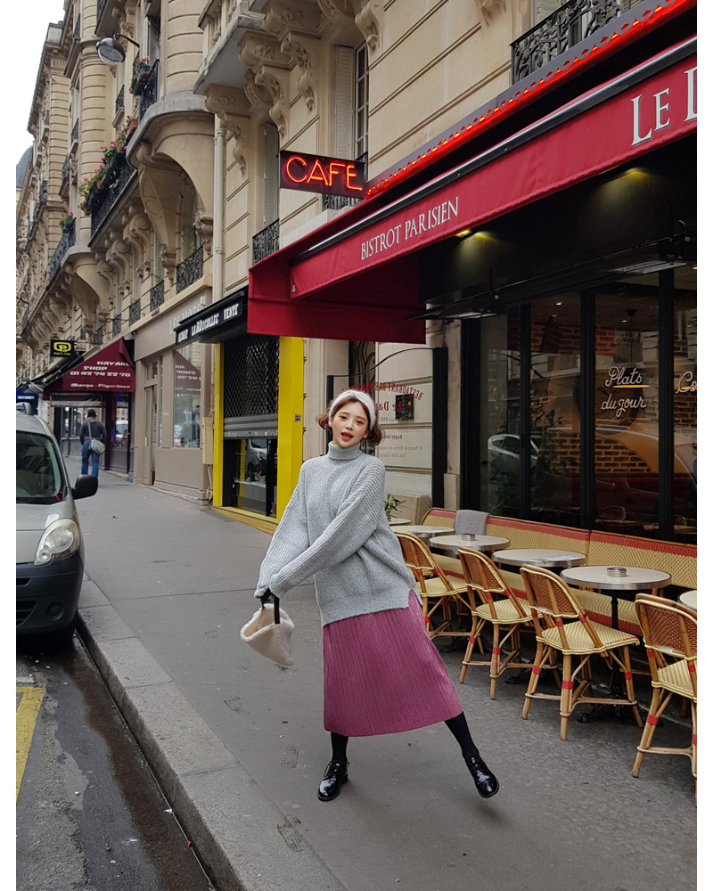 ♥Love in PARIS♥タートルネックオーバーニット・全4色 | DHOLIC | 詳細画像22