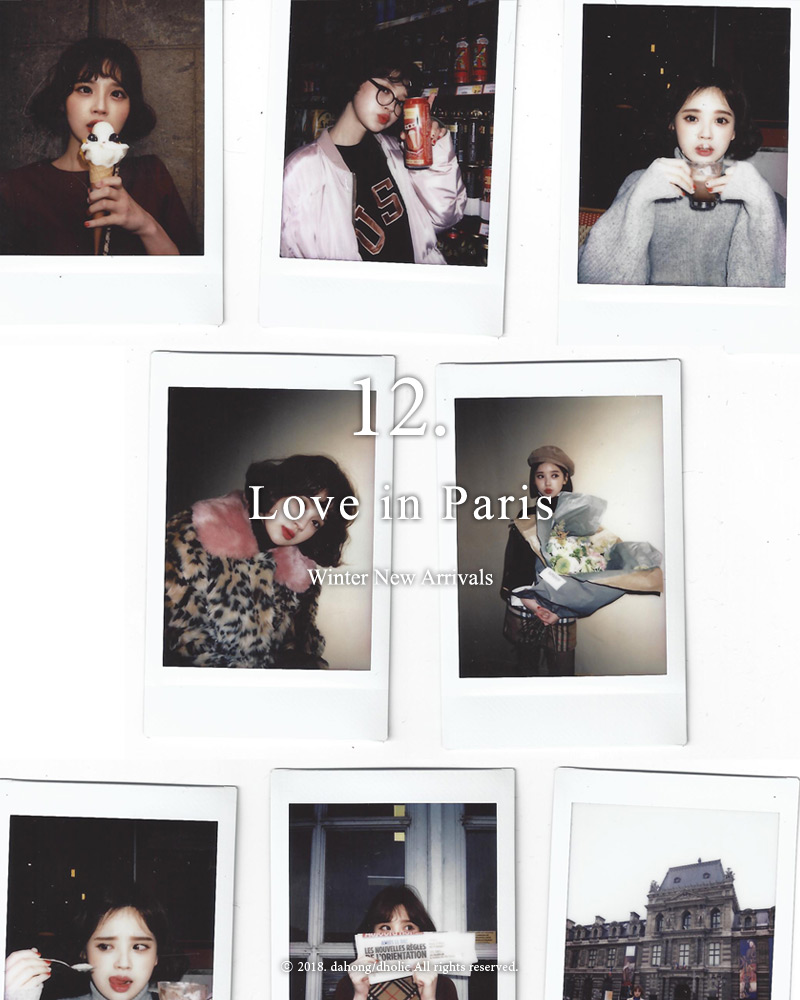 ♥Love in PARIS♥タートルネックオーバーニット・全4色 | DHOLIC | 詳細画像2