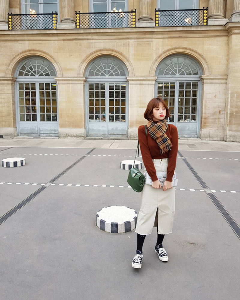 ♥Love in PARIS♥ソリッドカラータートルネックニット・全5色 | DHOLIC | 詳細画像4