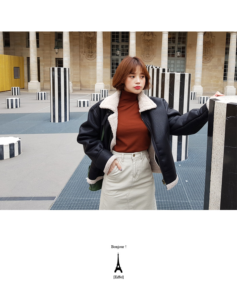 ♥Love in PARIS♥ソリッドカラータートルネックニット・全5色 | DHOLIC | 詳細画像15