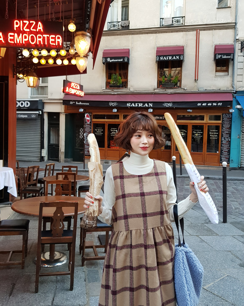 ♥Love in PARIS♥ソリッドカラータートルネックニット・全5色 | DHOLIC | 詳細画像32