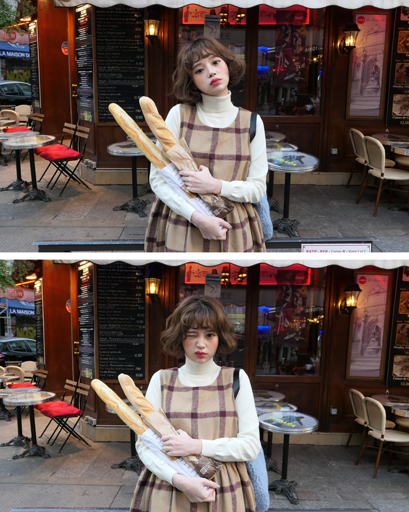 ♥Love in PARIS♥ソリッドカラータートルネックニット・全5色 | DHOLIC | 詳細画像35