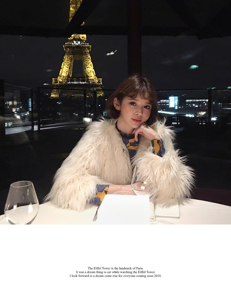 ♥Love in PARIS♥フローラルモックネックブラウス・全2色 | DHOLIC | 詳細画像29