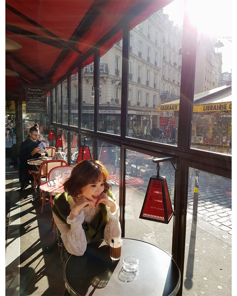 ♥Love in PARIS♥ハーフネックフローラルレースブラウス・全4色 | DHOLIC | 詳細画像11