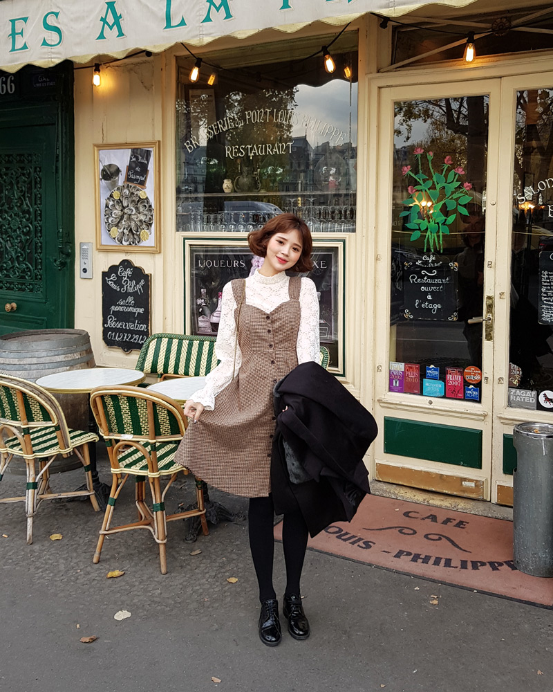 ♥Love in PARIS♥ハーフネックフローラルレースブラウス・全4色 | DHOLIC | 詳細画像32