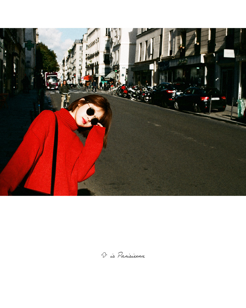 ♥Love in PARIS♥クロップドタートルネックニット・全5色 | DHOLIC | 詳細画像25