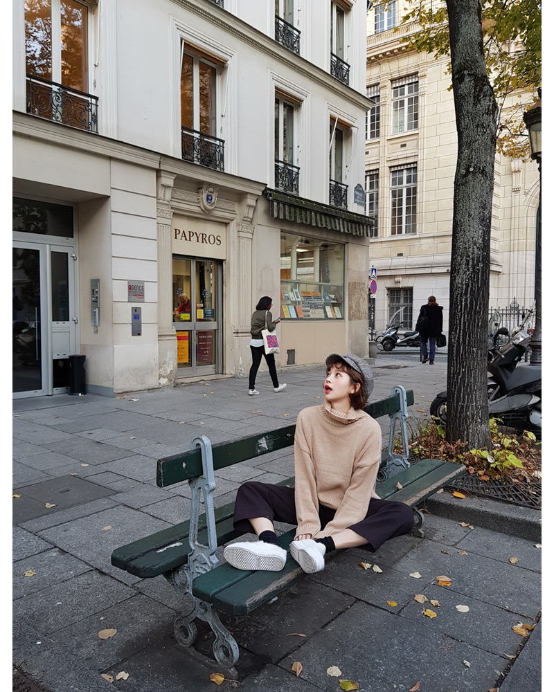♥Love in PARIS♥クロップドタートルネックニット・全5色 | DHOLIC | 詳細画像34