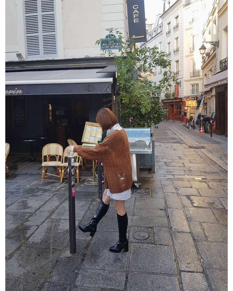 ♥Love in PARIS♥ビンテージオーバーニット・全2色 | DHOLIC | 詳細画像19