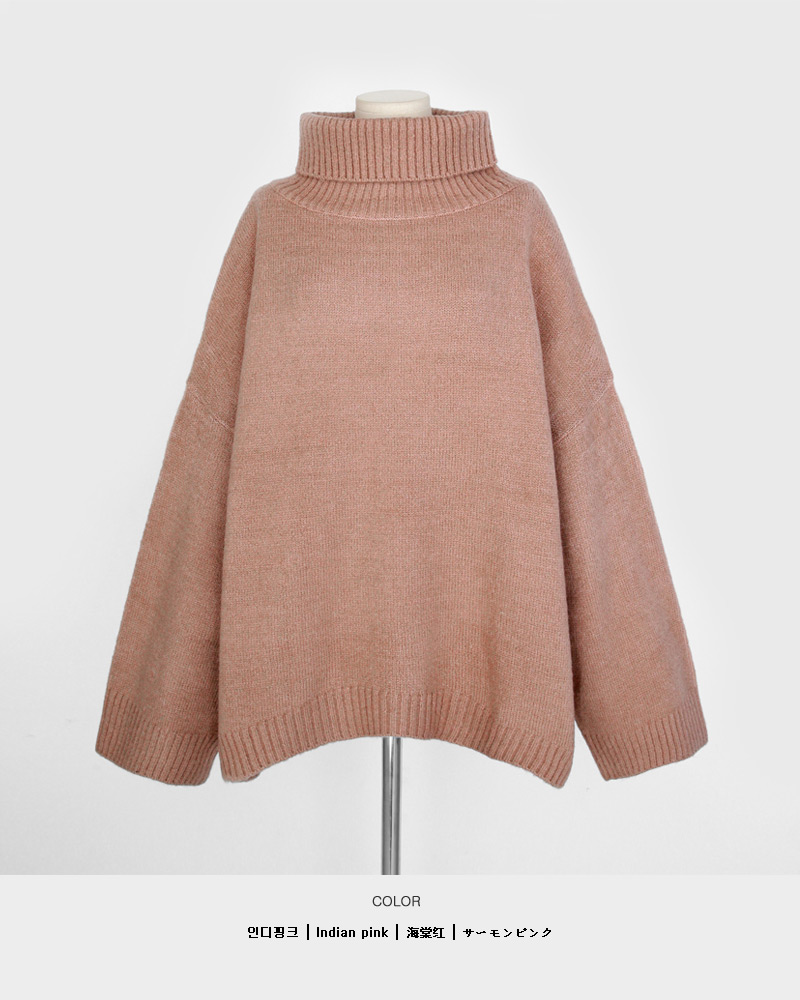 ♥Love in PARIS♥オーバーサイズタートルネックニット・全3色 | DHOLIC | 詳細画像55