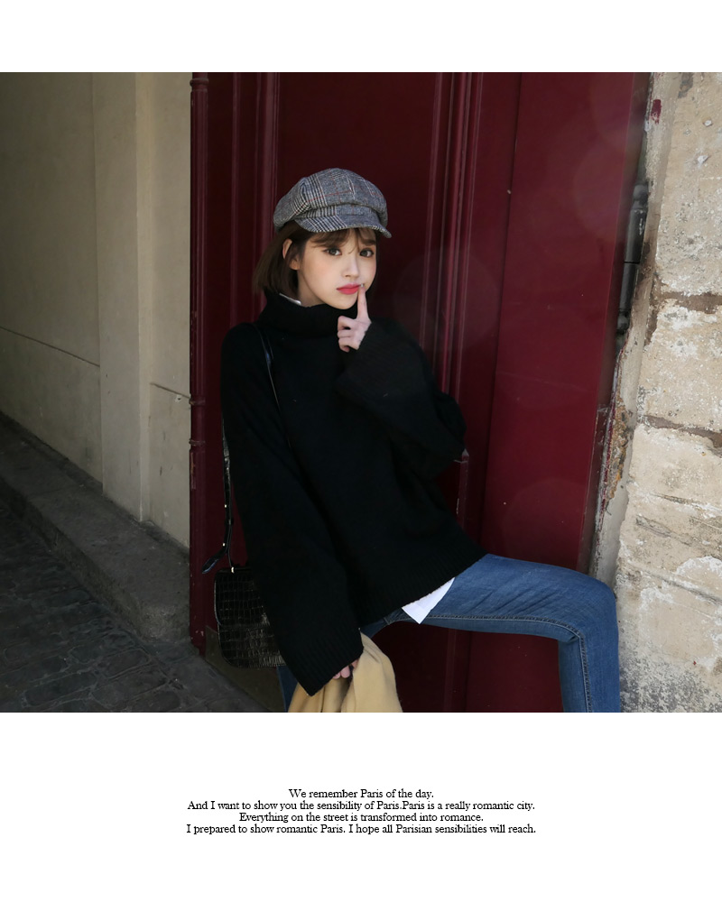♥Love in PARIS♥オーバーサイズタートルネックニット・全3色 | DHOLIC | 詳細画像19
