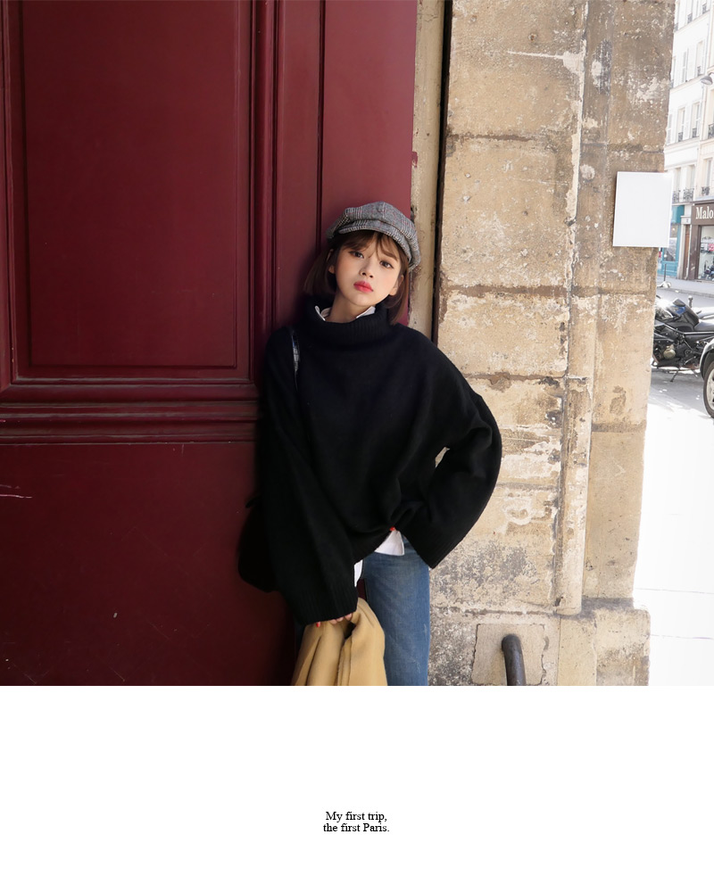 ♥Love in PARIS♥オーバーサイズタートルネックニット・全3色 | DHOLIC | 詳細画像23