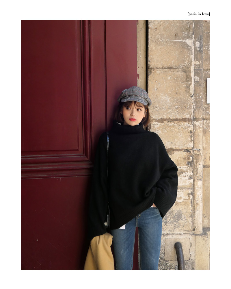 ♥Love in PARIS♥オーバーサイズタートルネックニット・全3色 | DHOLIC | 詳細画像26