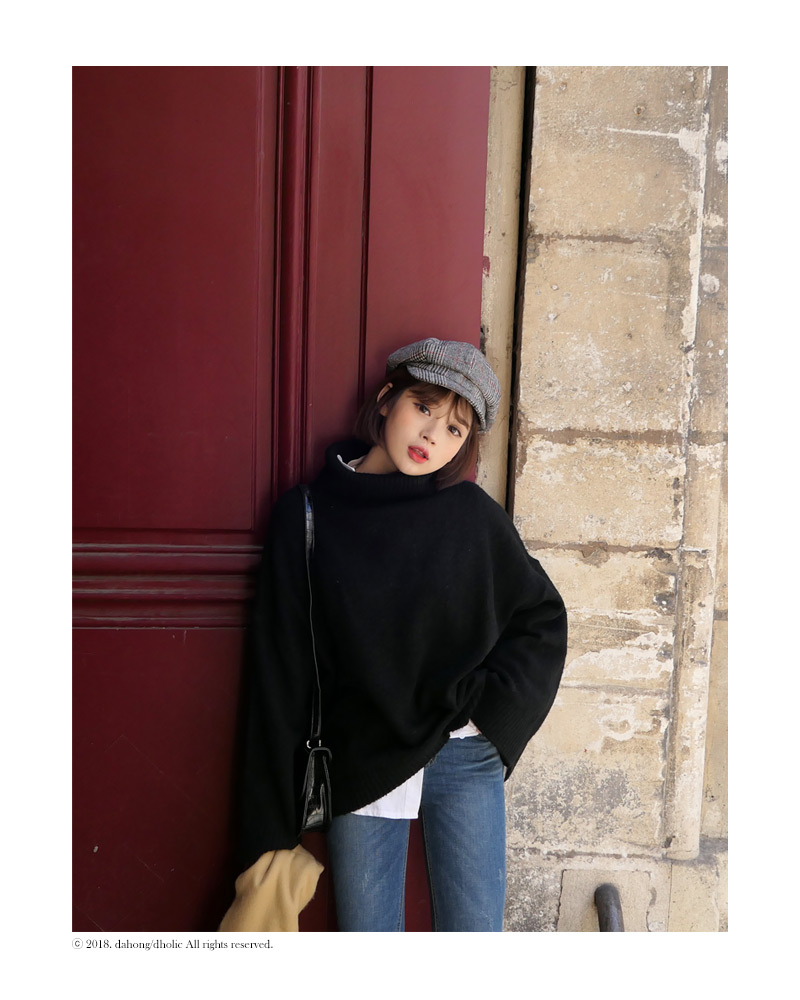 ♥Love in PARIS♥オーバーサイズタートルネックニット・全3色 | DHOLIC | 詳細画像33