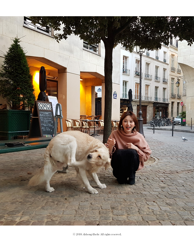 ♥Love in PARIS♥オーバーサイズタートルネックニット・全3色 | DHOLIC | 詳細画像42