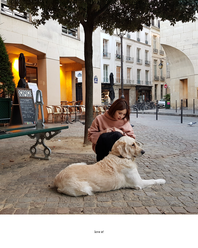 ♥Love in PARIS♥オーバーサイズタートルネックニット・全3色 | DHOLIC | 詳細画像43