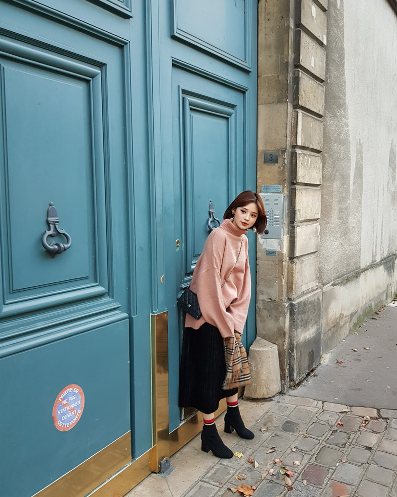 ♥Love in PARIS♥オーバーサイズタートルネックニット・全3色 | DHOLIC | 詳細画像47