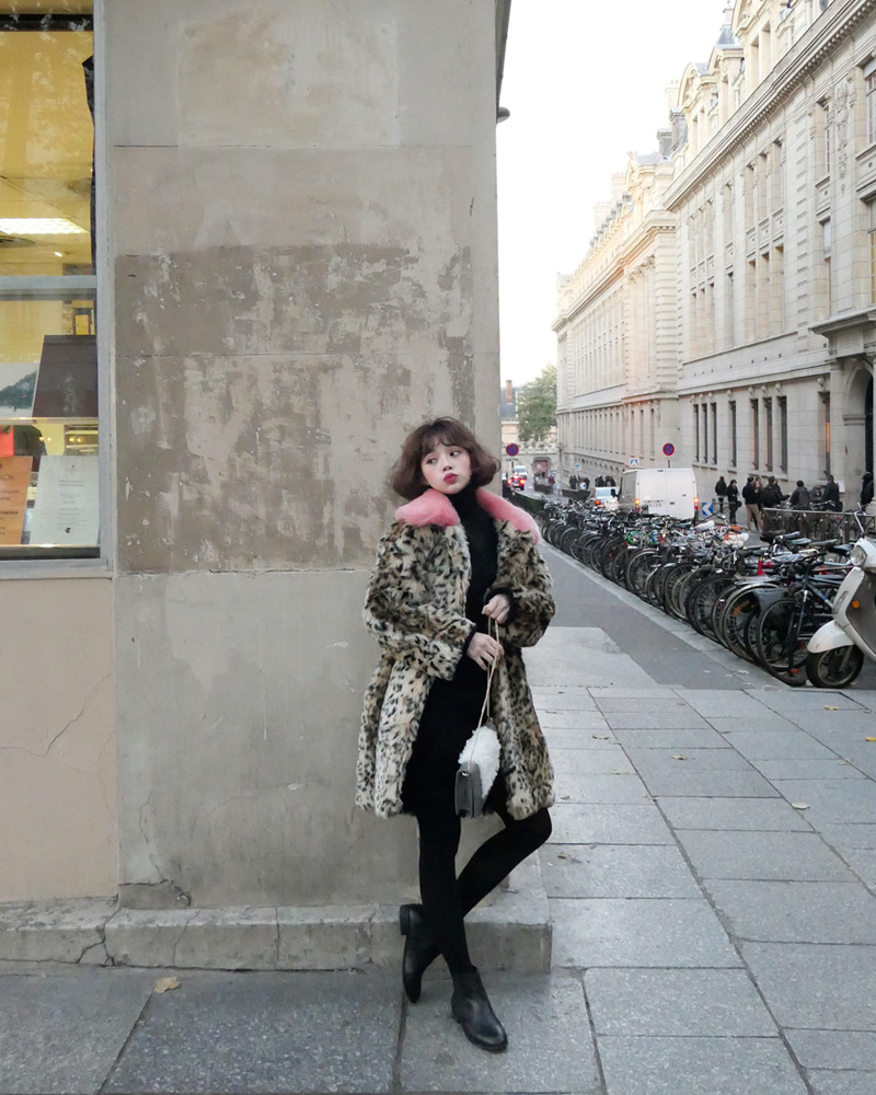 ♥Love in PARIS♥レオパードフェイクファーコート・全2色 | DHOLIC | 詳細画像12