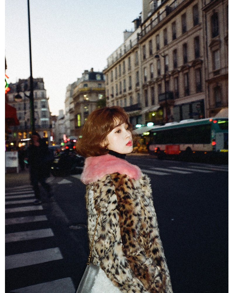 ♥Love in PARIS♥レオパードフェイクファーコート・全2色 | DHOLIC | 詳細画像21