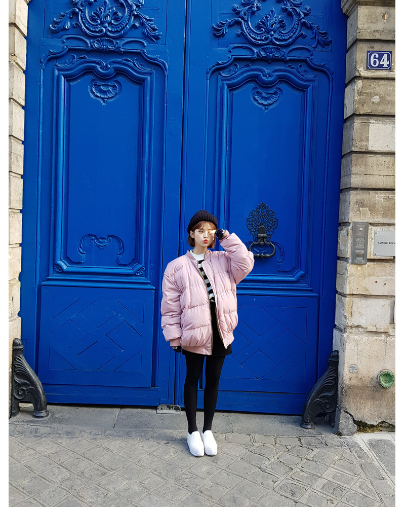 ♥Love in PARIS♥リバーシブル中綿ブルゾン・全3色 | DHOLIC | 詳細画像11