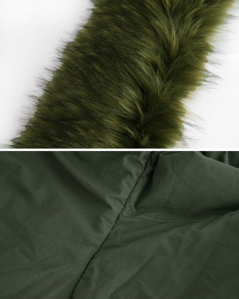 フェイクファーフード中綿ジャケット・全2色 | DHOLIC | 詳細画像79