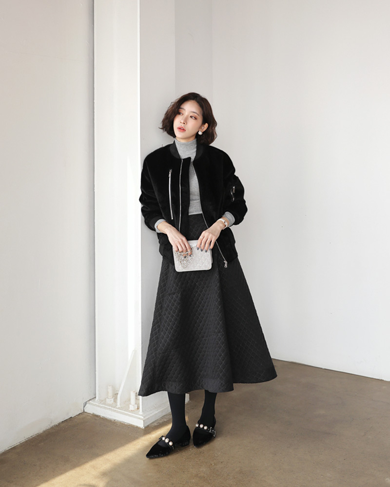 FLAIR (フレアー) キルティングフレアスカート・全2色 | レディースファッション