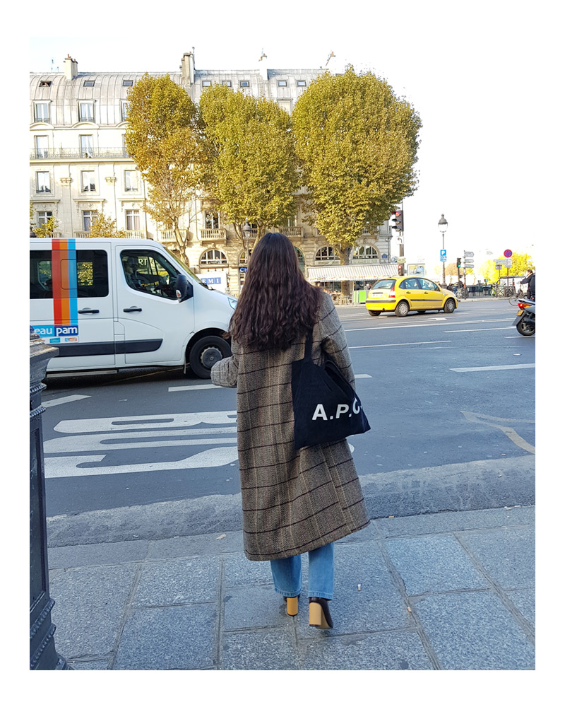 ♥Love in PARIS♥ウール混チェックパターンダブルロングコート・全2色 | DHOLIC | 詳細画像35