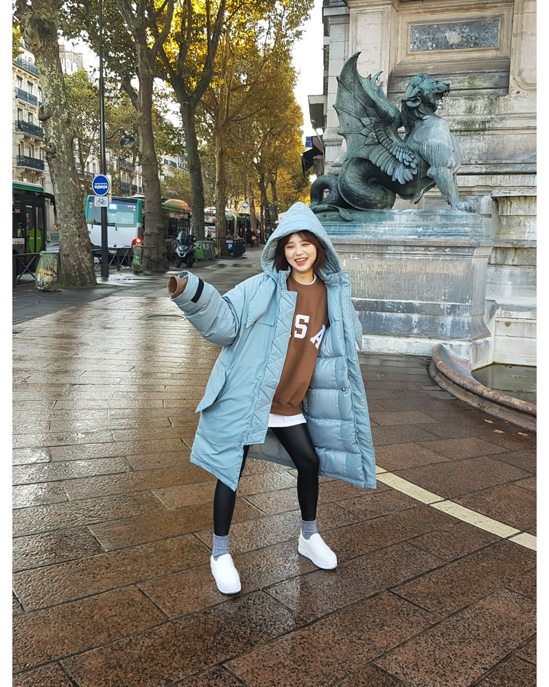 ♥Love in PARIS♥ネックリボンダウンロングジャケット・全4色 | DHOLIC | 詳細画像11