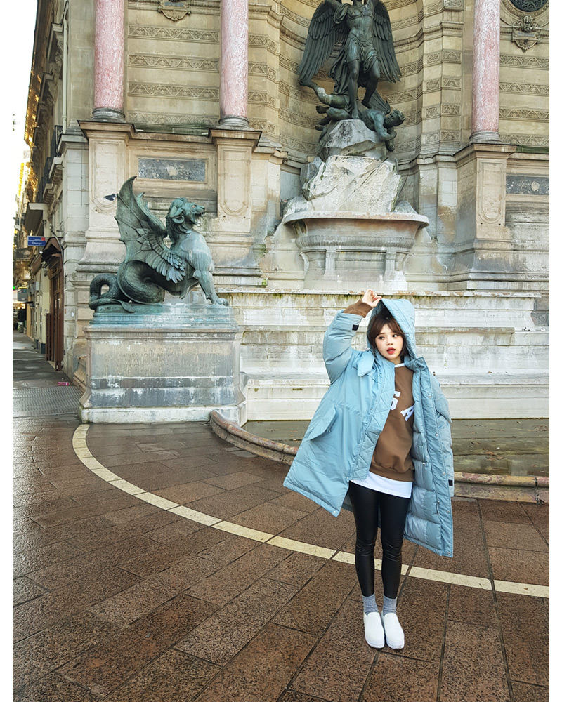 ♥Love in PARIS♥ネックリボンダウンロングジャケット・全4色 | DHOLIC | 詳細画像15
