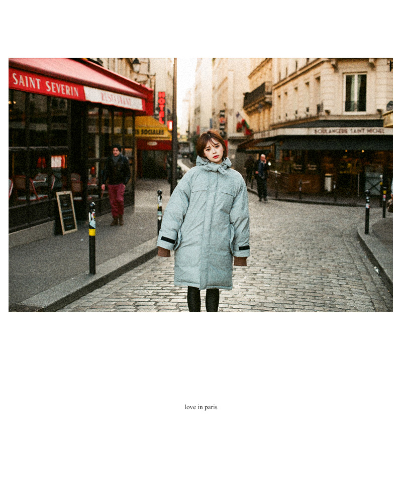 ♥Love in PARIS♥ネックリボンダウンロングジャケット・全4色 | DHOLIC | 詳細画像25