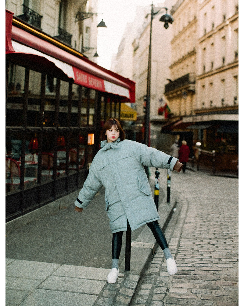 ♥Love in PARIS♥ネックリボンダウンロングジャケット・全4色 | DHOLIC | 詳細画像26