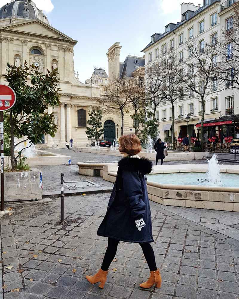 ♥Love in PARIS♥ファーフライフロントフードジャケット・全9色 | DHOLIC | 詳細画像7