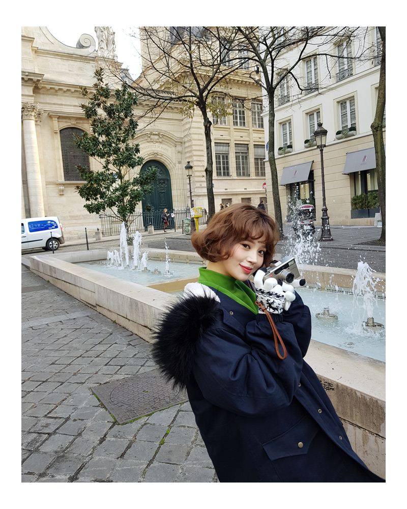 ♥Love in PARIS♥ファーフライフロントフードジャケット・全9色 | DHOLIC | 詳細画像15