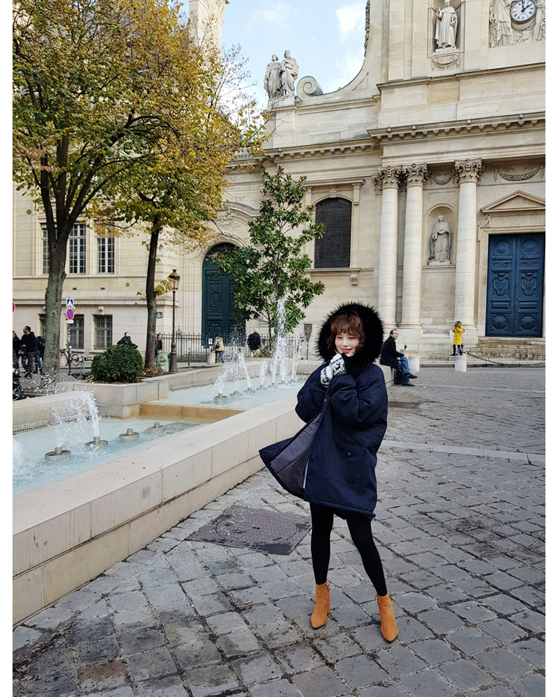 ♥Love in PARIS♥ファーフライフロントフードジャケット・全9色 | DHOLIC | 詳細画像18