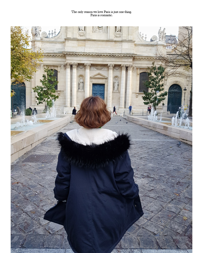 ♥Love in PARIS♥ファーフライフロントフードジャケット・全9色 | DHOLIC | 詳細画像21