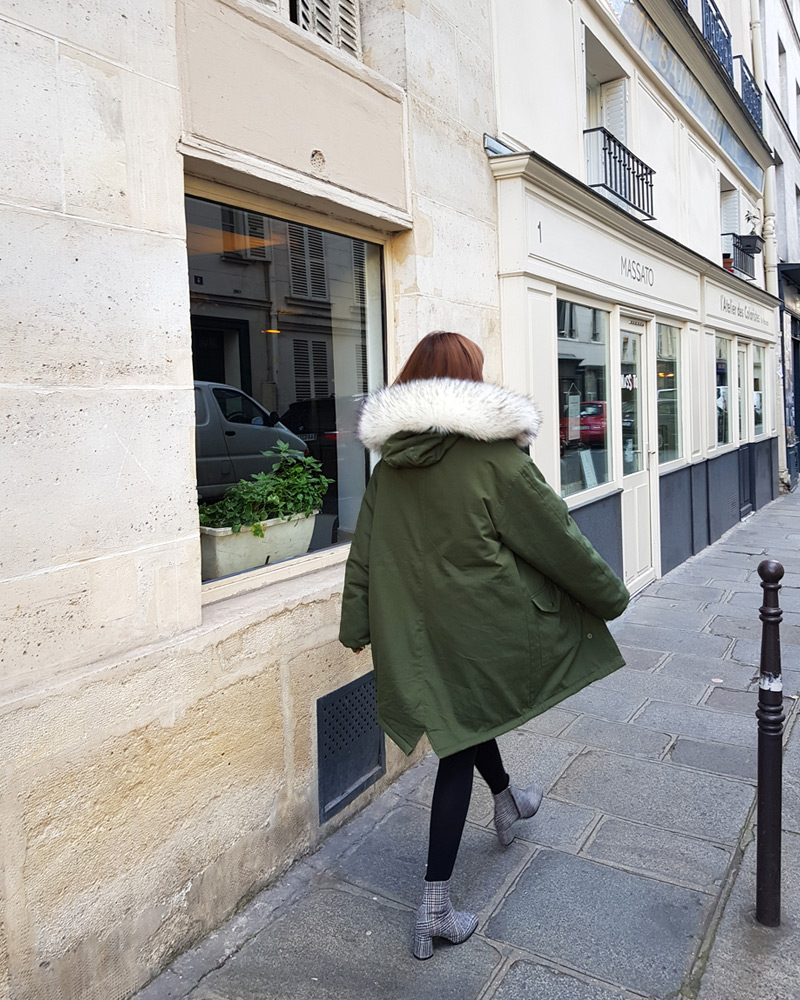 ♥Love in PARIS♥ファーフライフロントフードジャケット・全9色 | DHOLIC | 詳細画像25