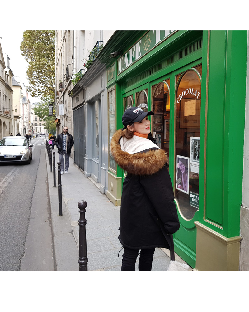 ♥Love in PARIS♥ファーフライフロントフードジャケット・全9色 | DHOLIC | 詳細画像42