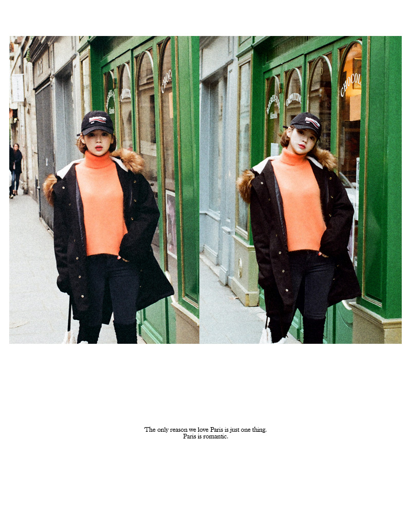 ♥Love in PARIS♥ファーフライフロントフードジャケット・全9色 | DHOLIC | 詳細画像43