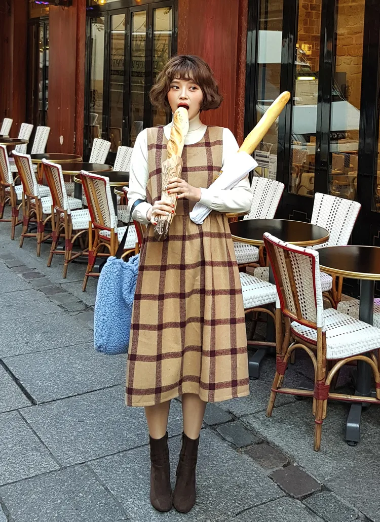♥Love in PARIS♥2TYPEスリーブレスフレアワンピース・全5色 | DHOLIC | 詳細画像1