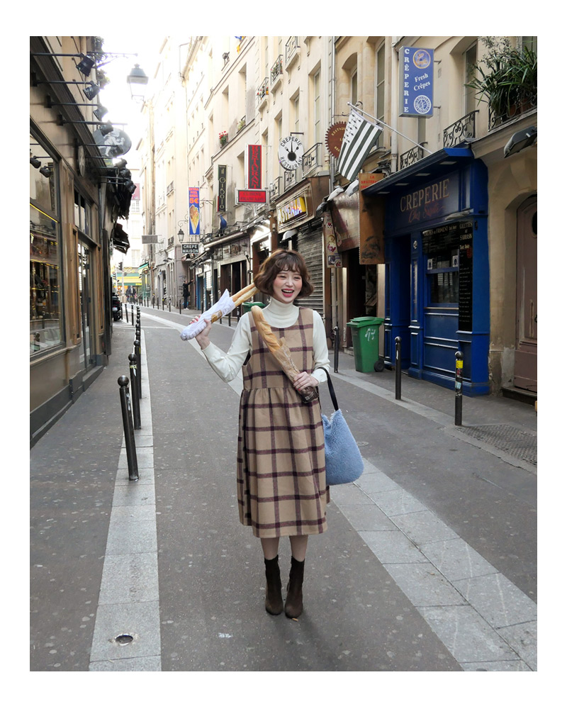 ♥Love in PARIS♥2TYPEスリーブレスフレアワンピース・全5色 | DHOLIC | 詳細画像25
